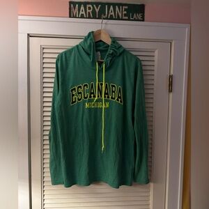 Green Escanaba Michigan Hoodie